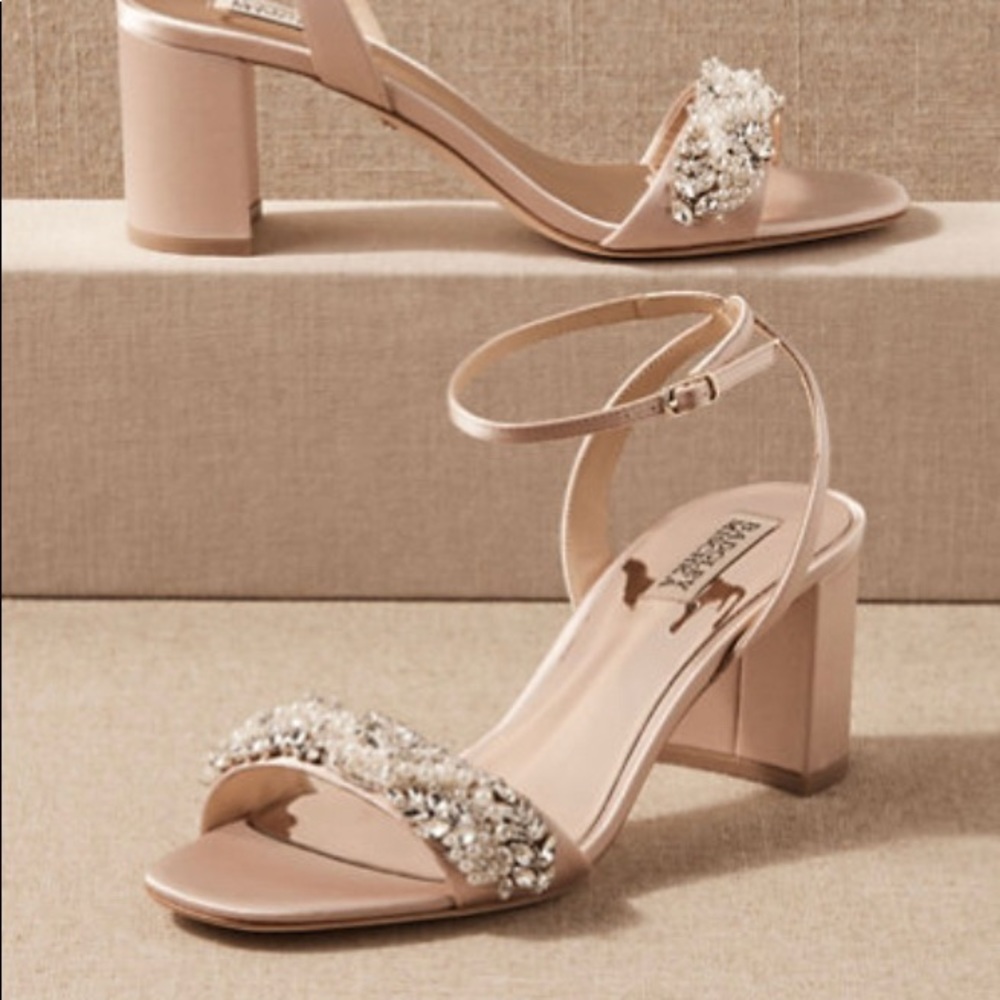 Badgley Mischka Clara Heels from BHLDN - NEW NEVER BEEN WORN